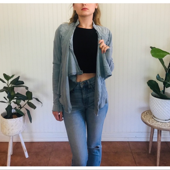 Free People Jackets & Blazers - NWT Free PeopleShrunken Moto Cardi